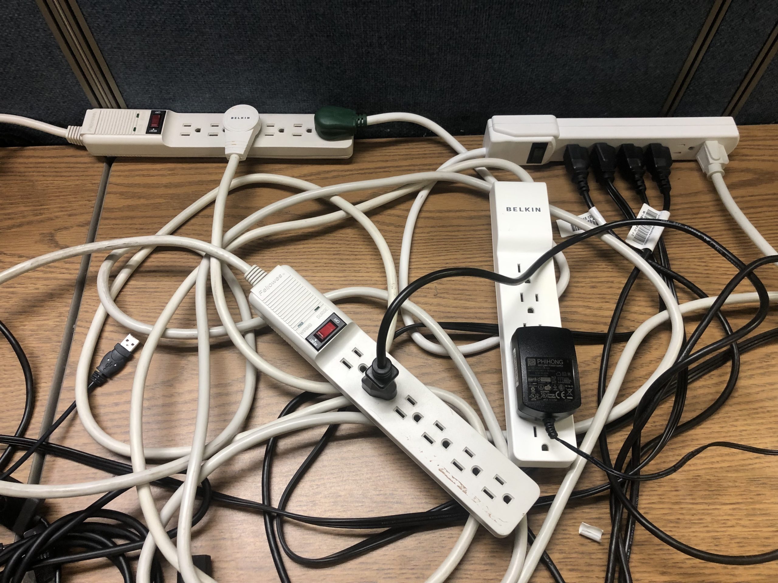 Holiday fire safety - Power strip overloaded, Holiday Light…